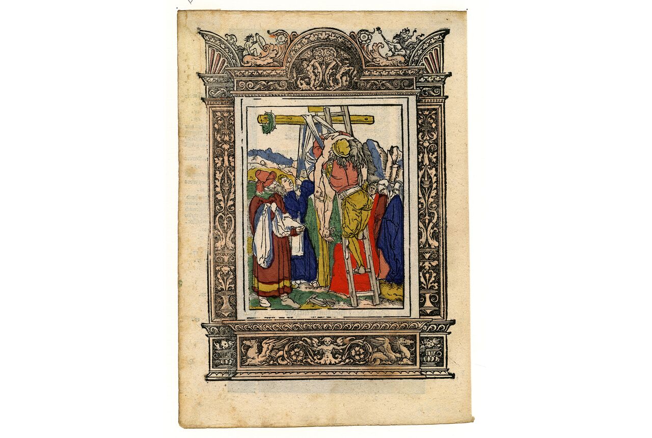 書 Augsburg Impressionen Woodcuts Life and Passion of Christ : Medieval Text Manuscripts